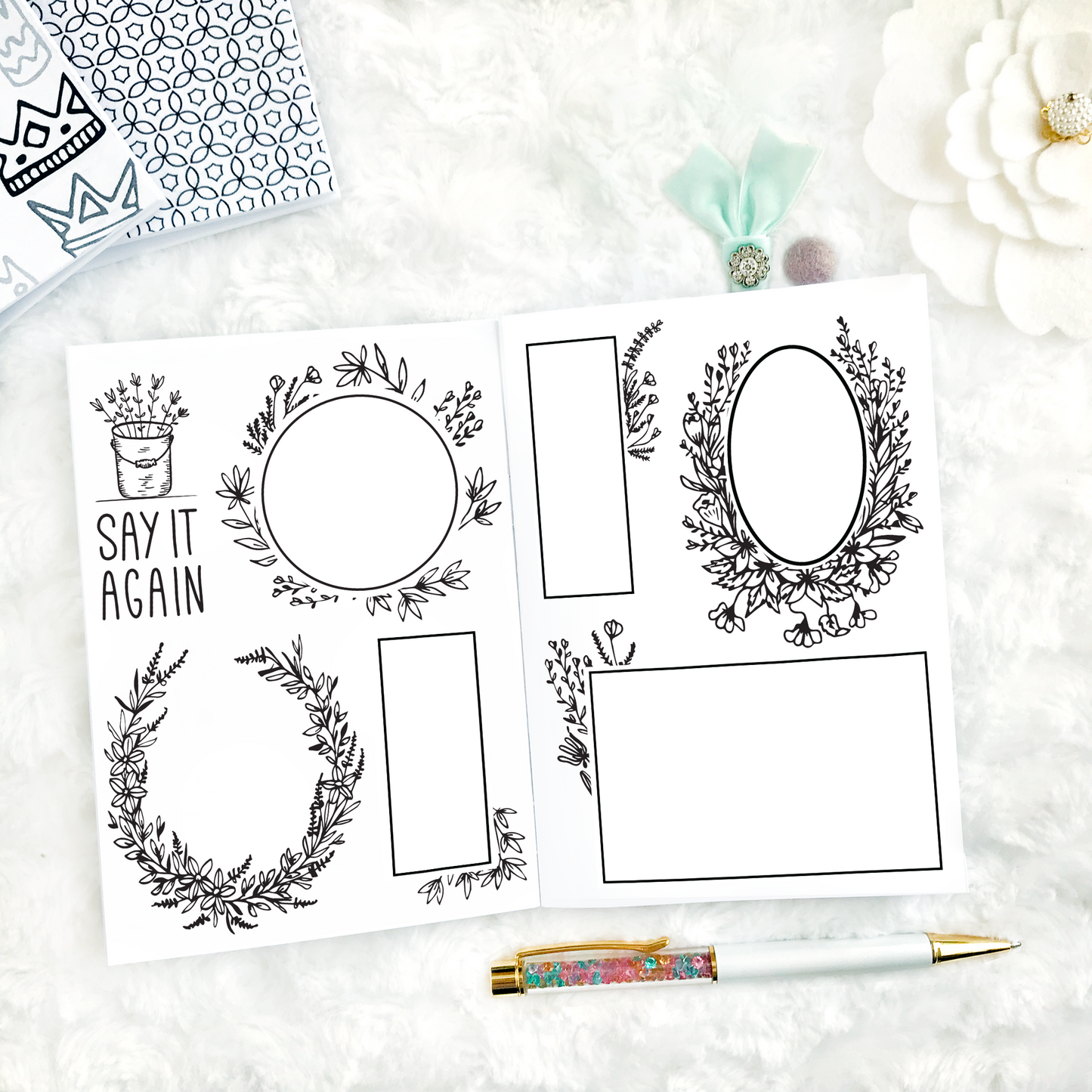 LPA Planner Inserts, Darling Days Coloring Book