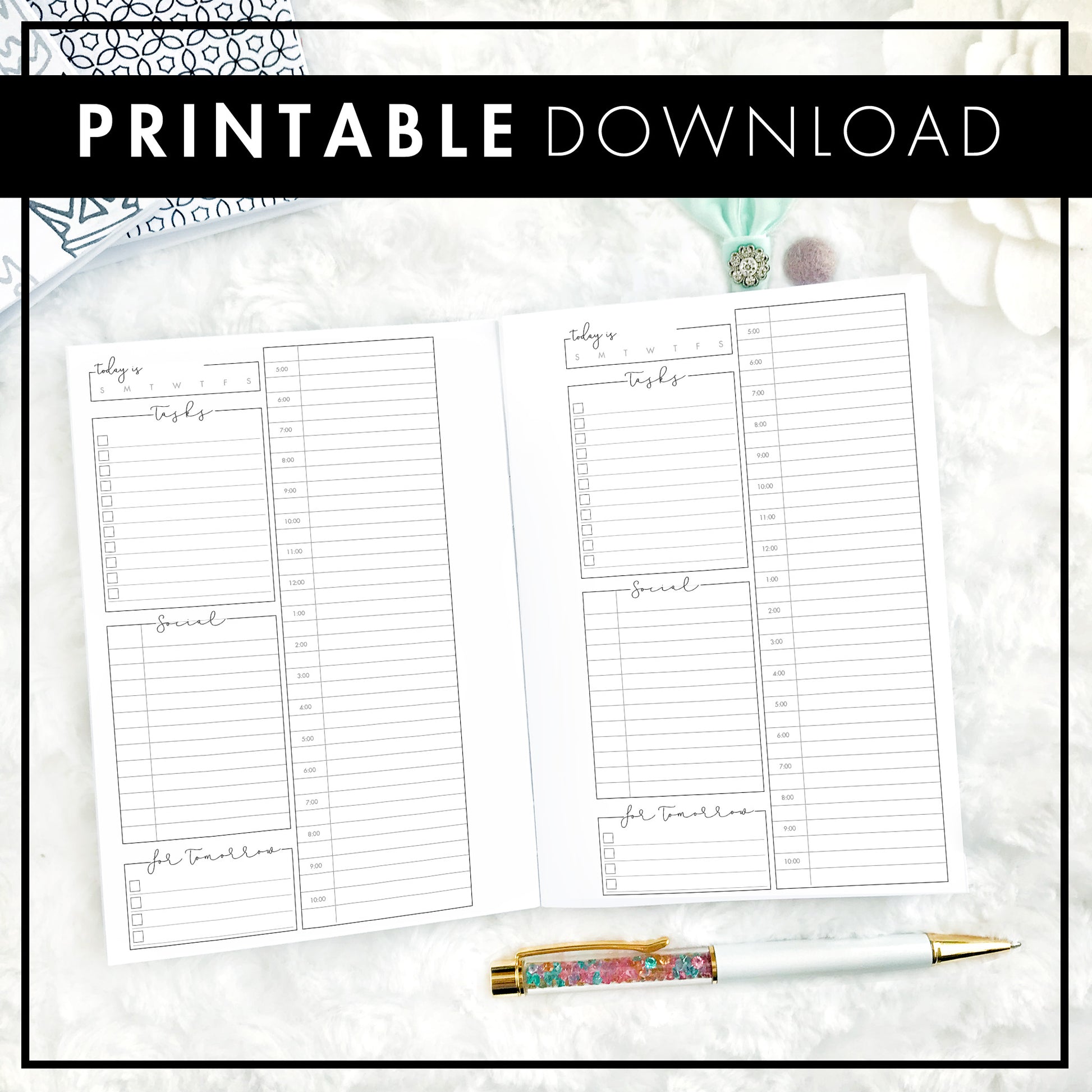 LPA Planner Inserts | Daily Socialite | Printable – Lights Planner Action lpa-planner-inserts-daily-socialite-printable-lights-planner-action