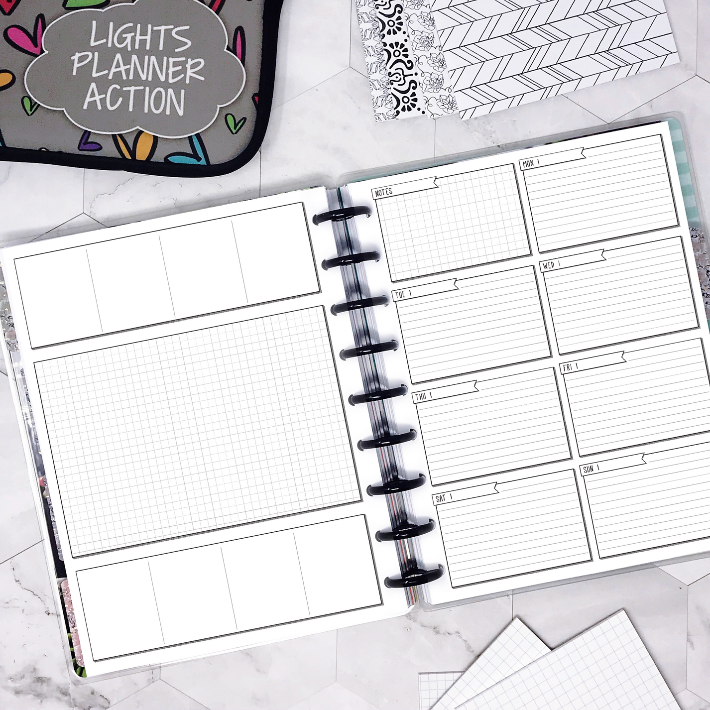 LPA Planner Inserts | Designer Weekly | The CJ | Printed – Lights ...