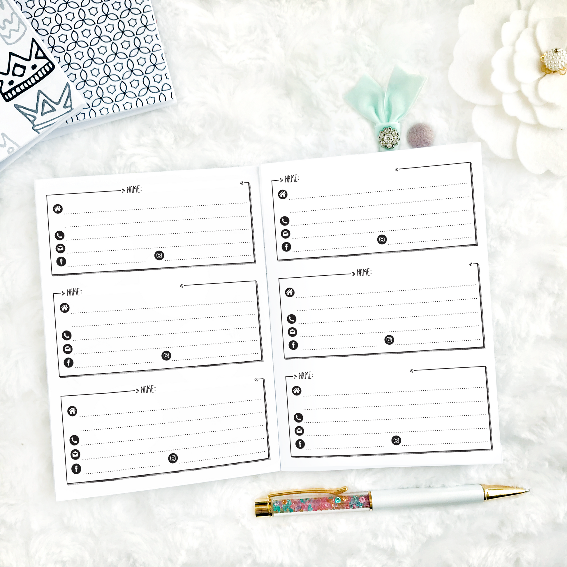 lpa-inserts-contacts-address-book-printable-lights-planner-action for Free Printable Address Book Pages LPA Inserts | Contacts & Address Book | Printable – Lights Planner Action for Free Printable Address Book Pages