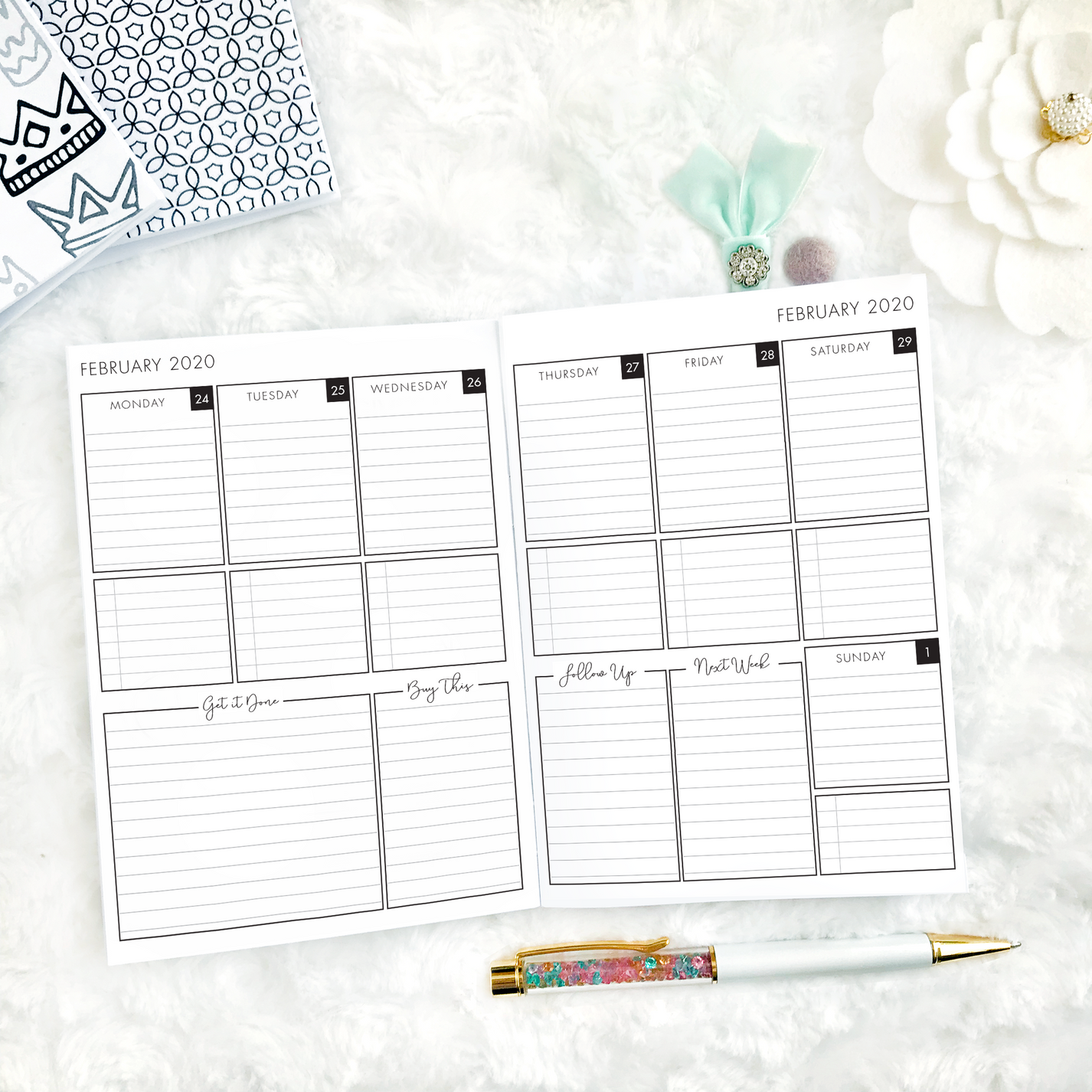 LPA Planner Inserts Executive Planner Printable Lights Planner Action