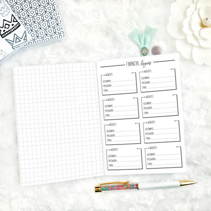 Financial Planner & Monthly Budget | Printable
