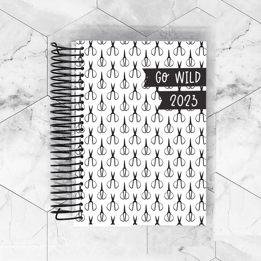 Go Wild Blackout Coiled Planner | Go Wild 2023 Official Merchandise | Printed