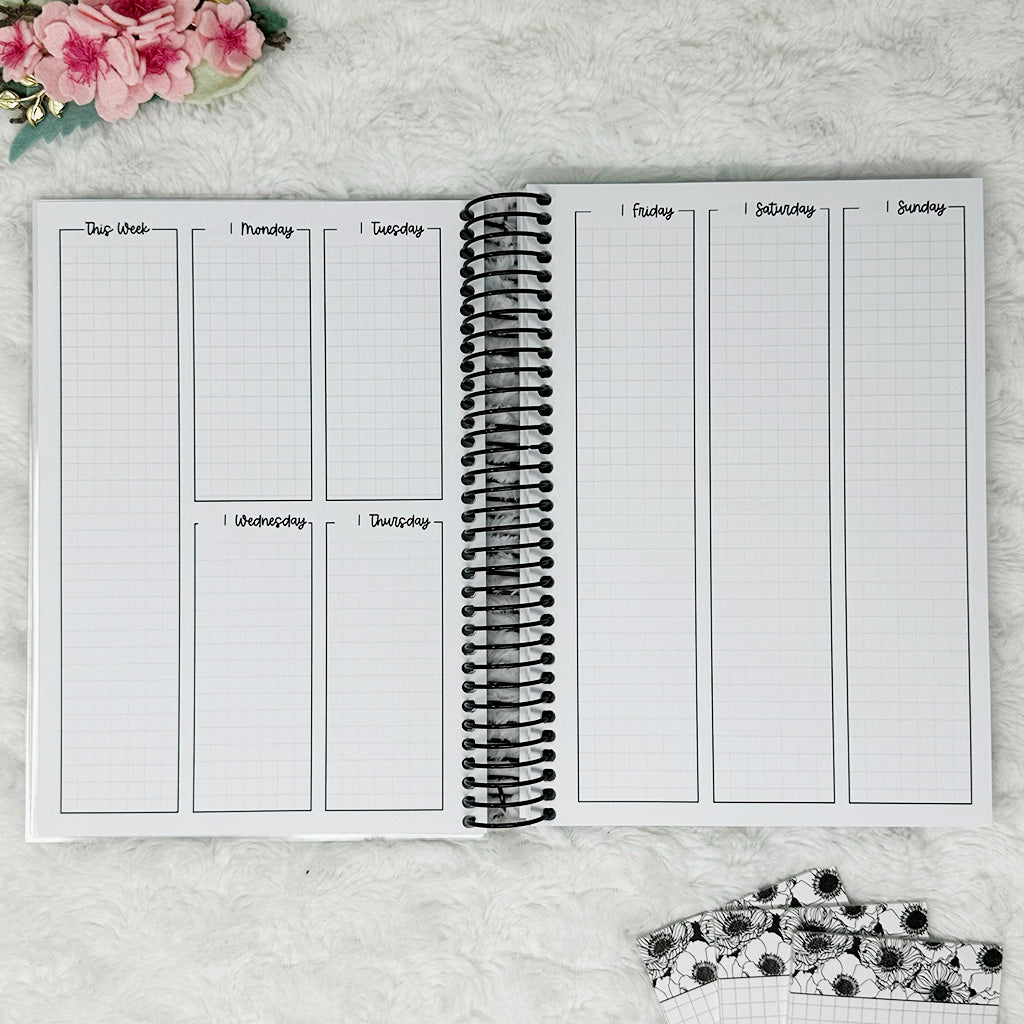 RTS 004 | Monthly/Weekly Planner | A5 Coil