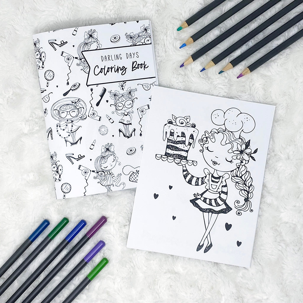 Darling Days Coloring | Printed