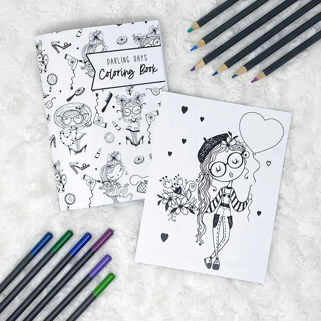 Darling Days Coloring | Printed