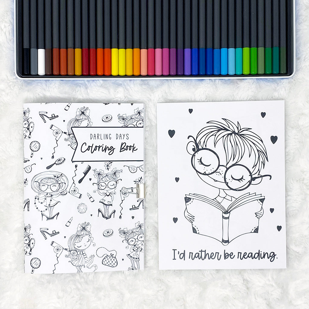 Darling Days Coloring | Printed