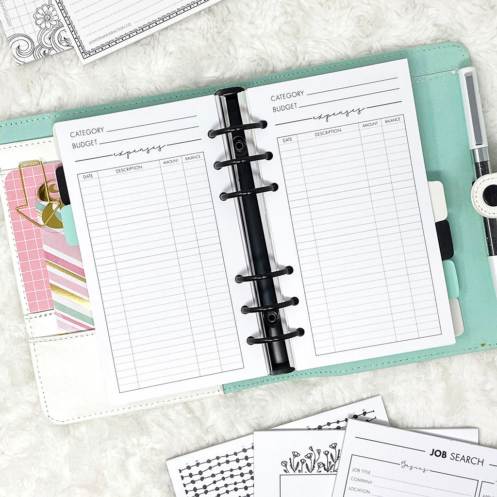 Cash Envelope Budget & Expense Tracker | Printed