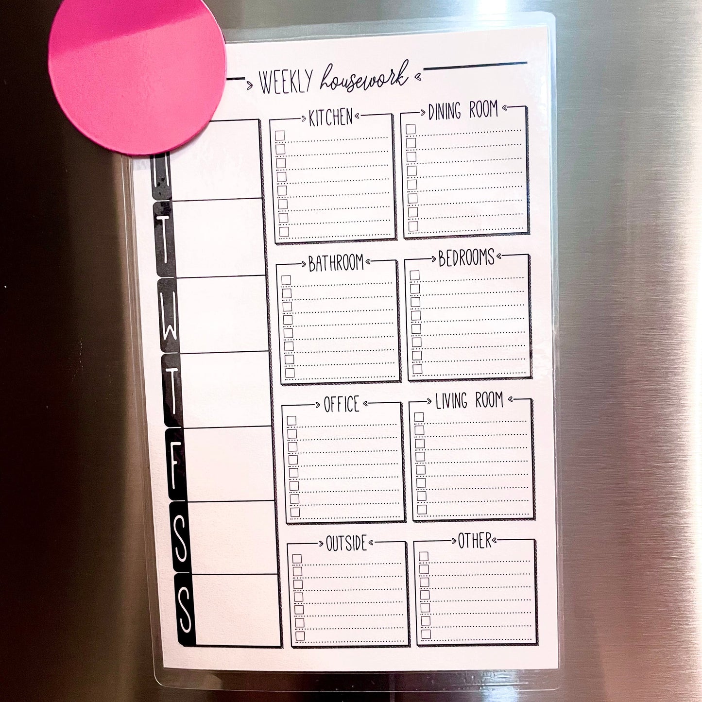 House Cleaning Tasklist | Notepad | Printed