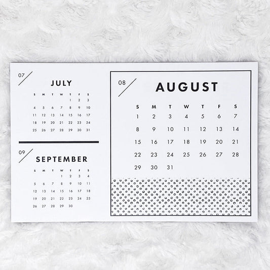 2023 Calendar | Tri-Month | Horizontal Notepad | Printed