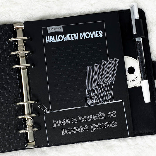 Halloween Planner & Memory Keeper - 2025 | Blackout | Printed