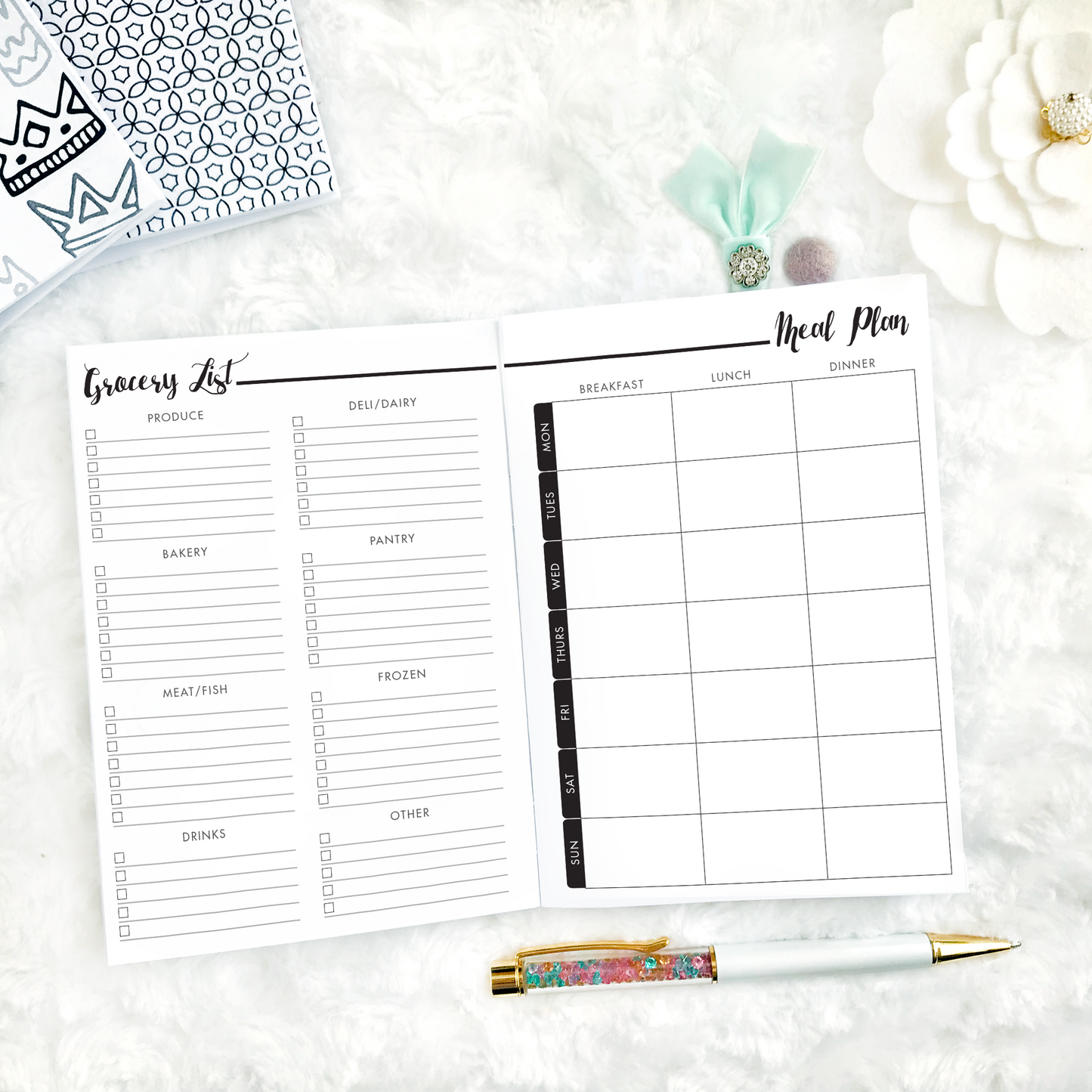 Undated All Inclusive Monthly Planning Insert | Printable