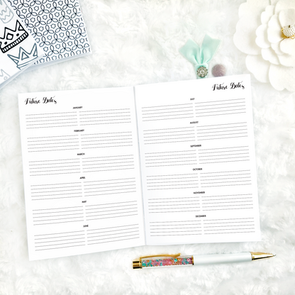 The Monica Undated Monthly (Monday Start) | Printable