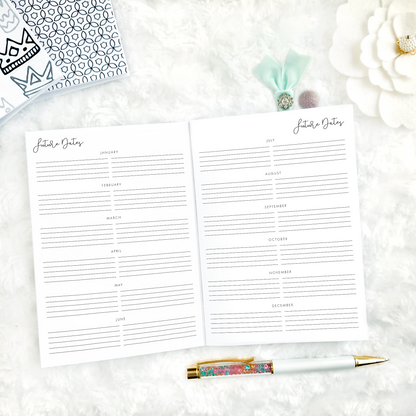 The Janice Undated Monthly (Monday Start) | Printable