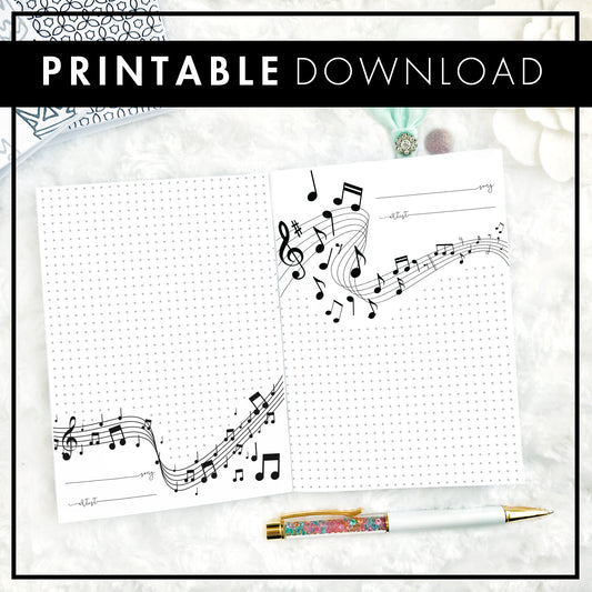 Music Journal | Printable