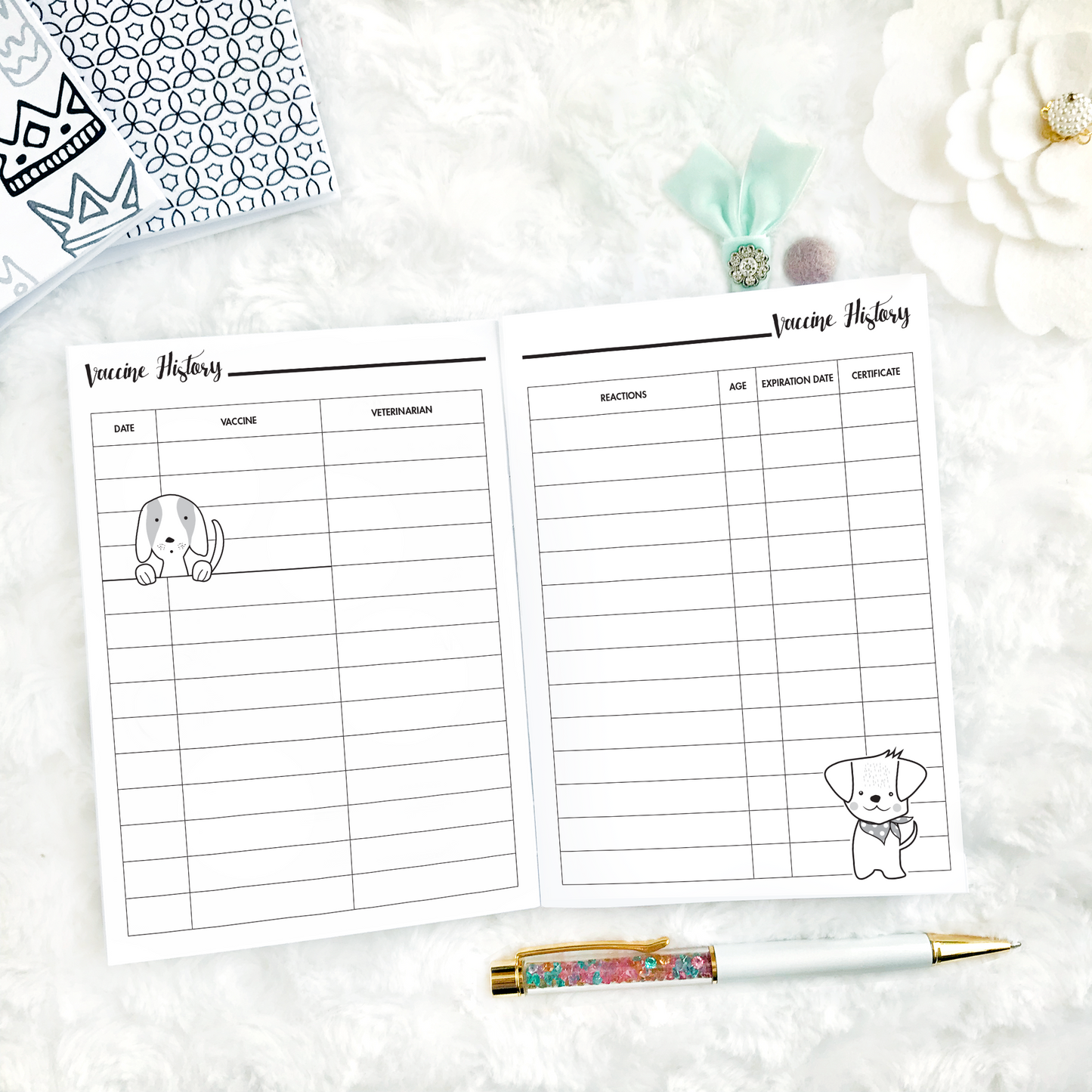 Pet Planner for Dogs | Printed