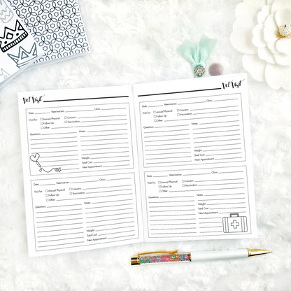 Pet Planner for Cats | Printable