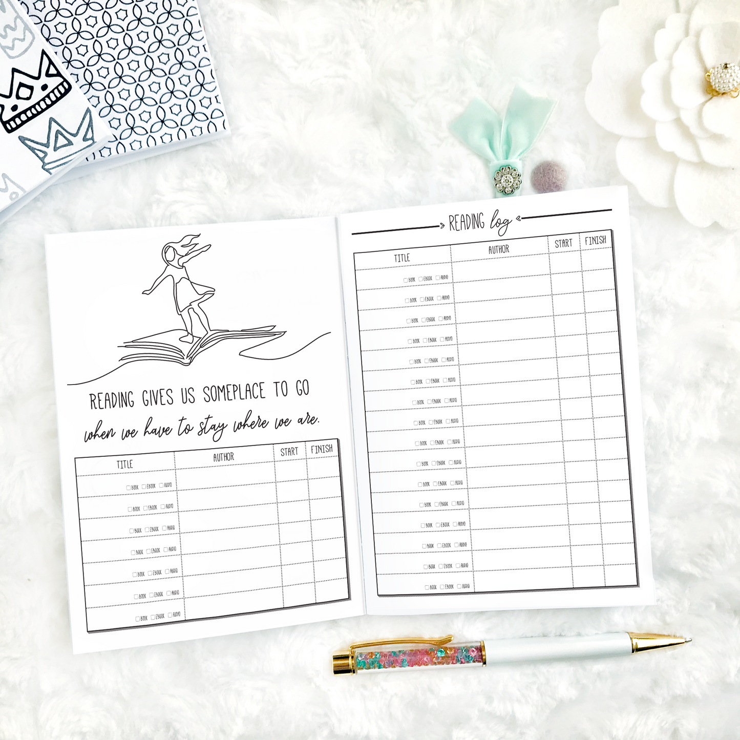 Reading Journal & Literary Log | Printable