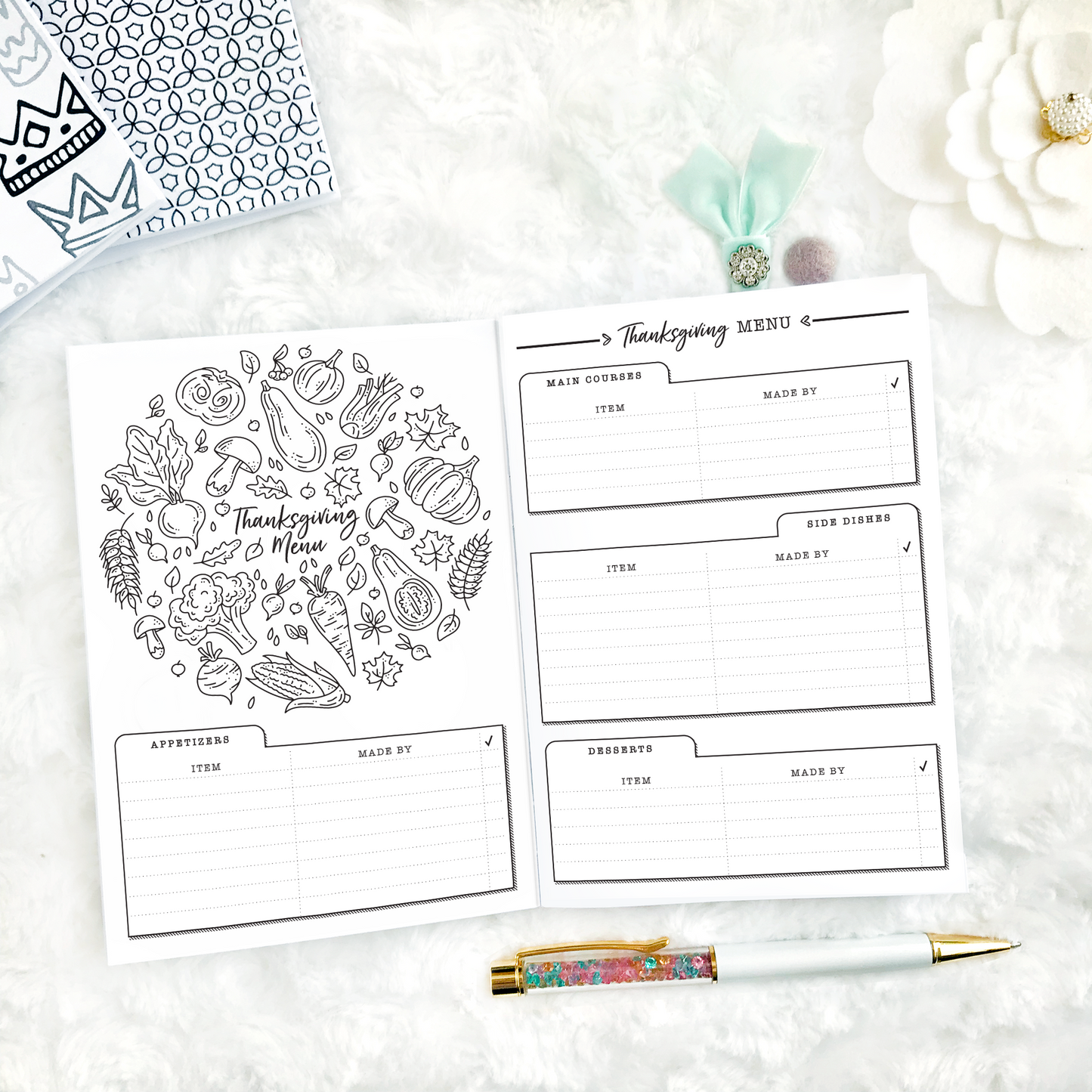 Thanksgiving Planner & Memory Keeper - 2023 | Printable