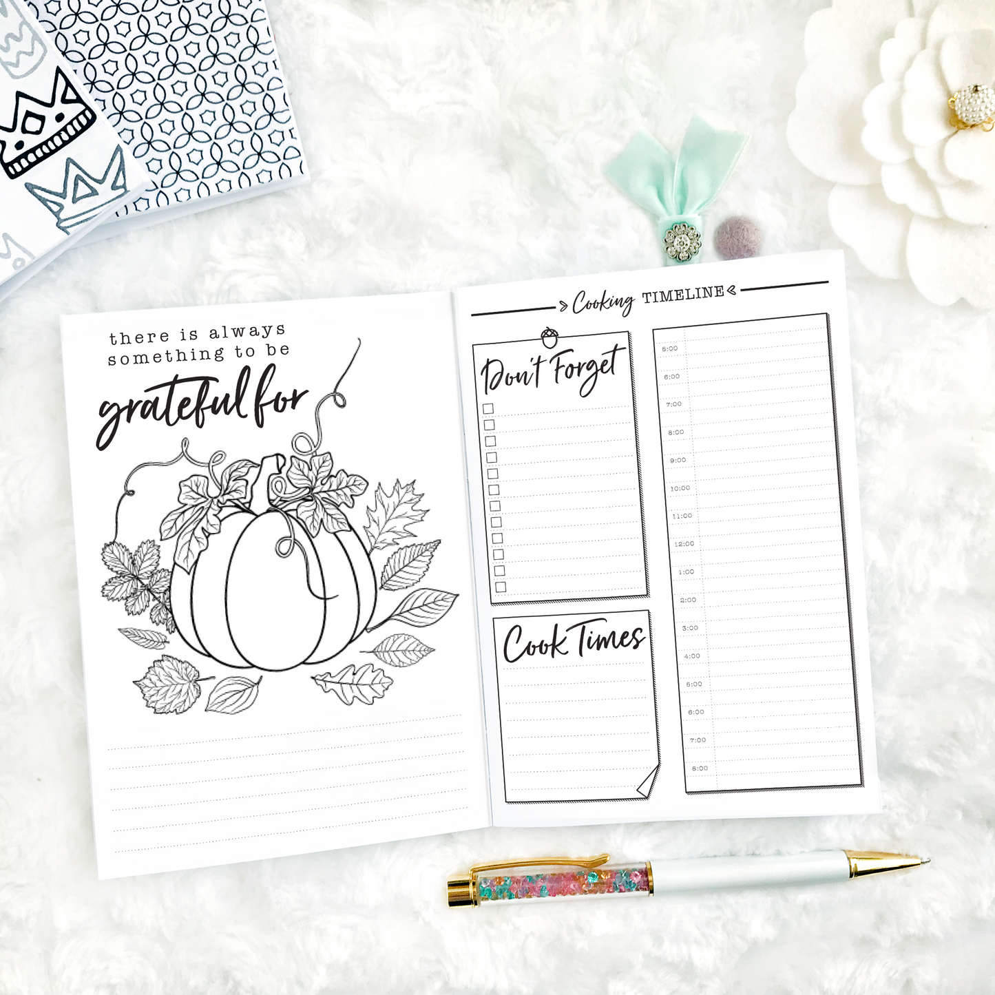 Thanksgiving Planner & Memory Keeper - 2023 | Printable