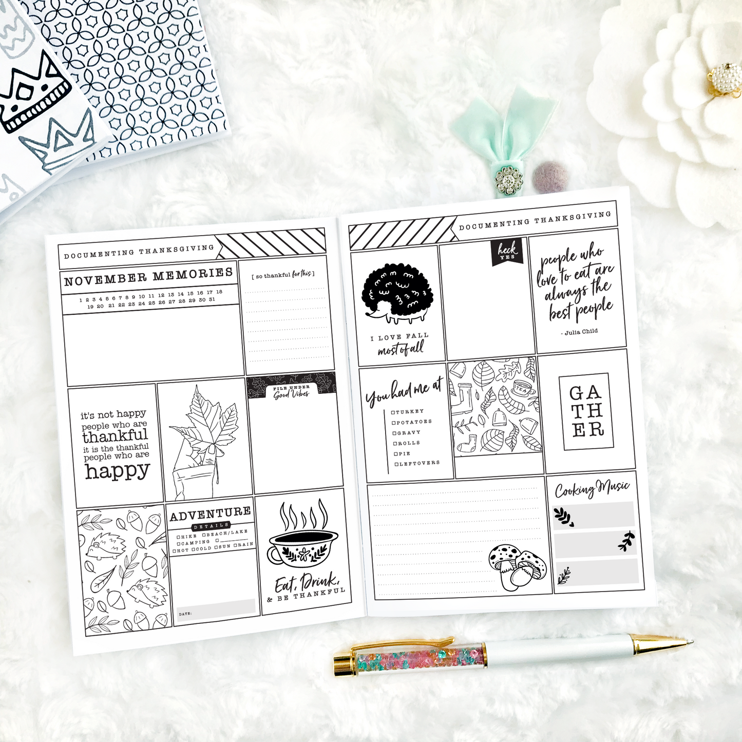 Thanksgiving Planner & Memory Keeper - 2023 | Printable