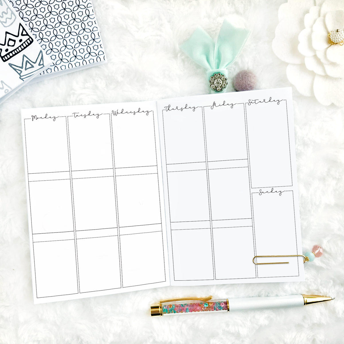 LPA Planner Inserts | The Mackenzie | Printable – Lights Planner Action