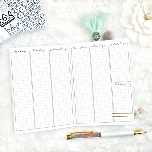 LPA Planner Inserts | The Holly | Printable – Lights Planner Action
